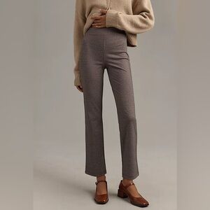 NWT Anthropologie x Sanctuary Houndstooth Pants in Brown